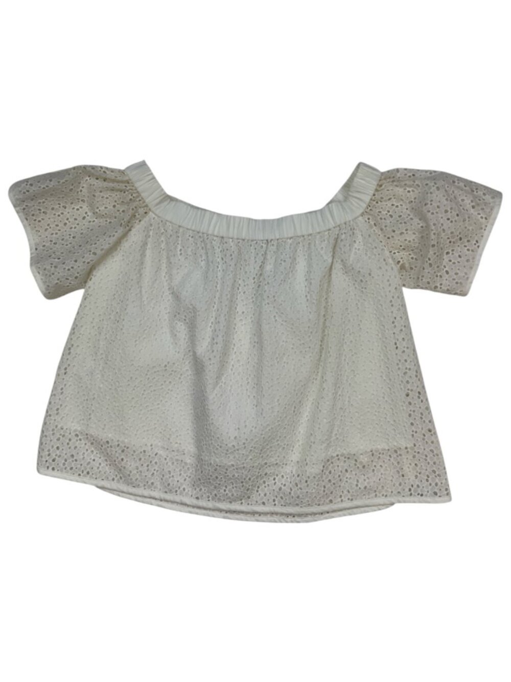 Rag And Bone Flavia Top Blouse 2XS XXS White Off The Shoulder NEW - Picture 15 of 16
